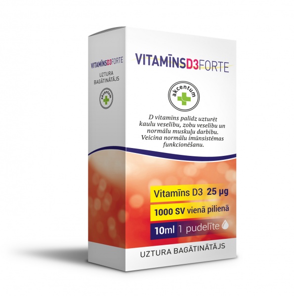 Витамин D-3 форте 25 мкг
