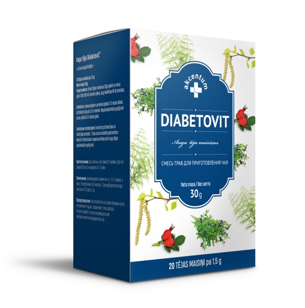 Растительный чай Diabetovit N20x1.5г 